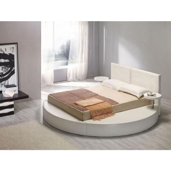 Round Full leather Bed